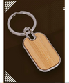 High Quality Bamboo Keychain