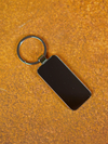 Metal Promotional Rectangle Keychain, Plain
