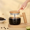 Glass 400 mL Self Stirring Mug, For Gifting