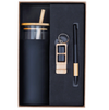 Premium Eco-Friendly Bamboo Gift Set Tumbler, Pen & Keychain Custom Branding Available