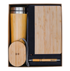 Premium Eco-Friendly Bamboo Gift Set Corporate Combo with Tumbler, Notebook, Pen, Wireless Charger