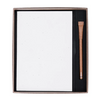 Eco-Friendly Stationery Gift Set Includes Recycled Notebook & Wooden Pen
